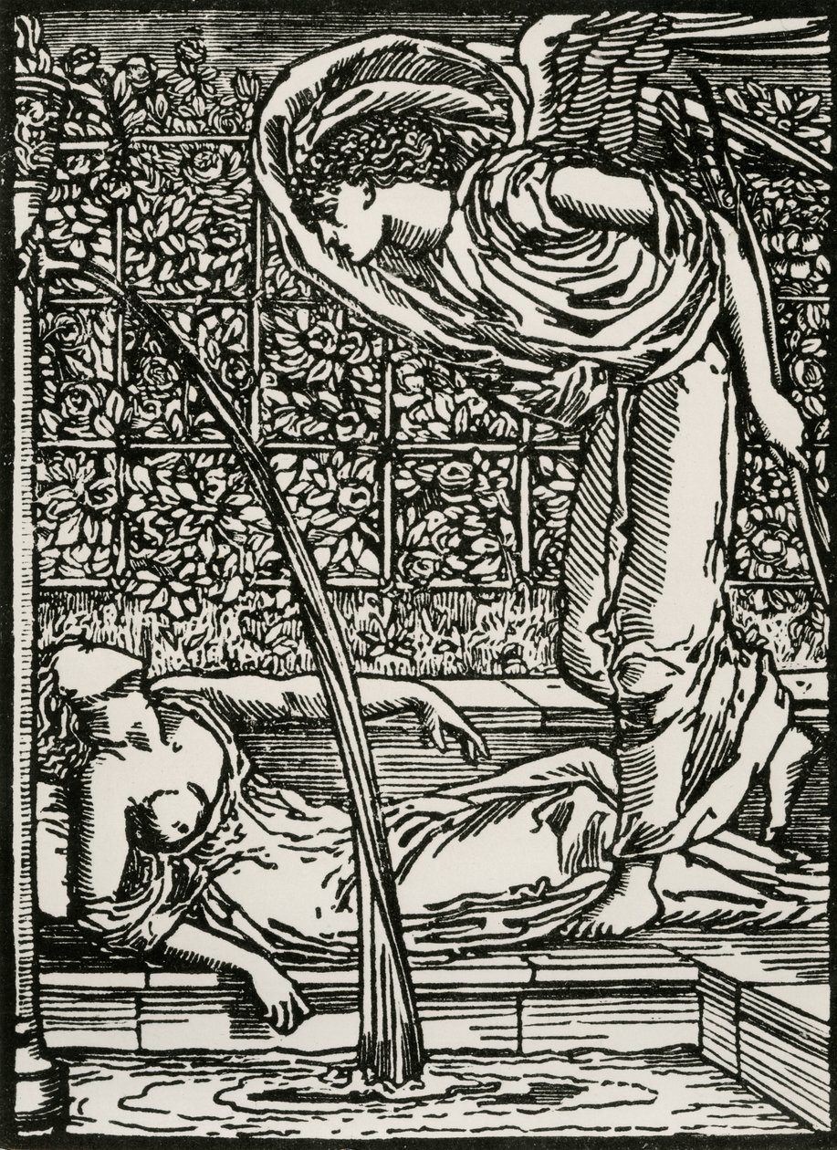 Ámor első pillantása a pszichére alkotó: Edward Coley (after) Burne Jones