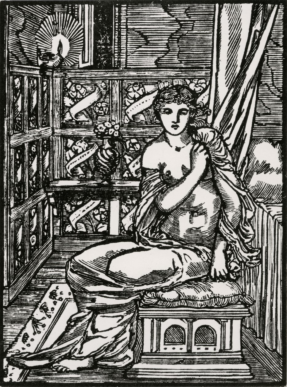 Psyche Várja Ámort alkotó: Edward Coley (after) Burne Jones