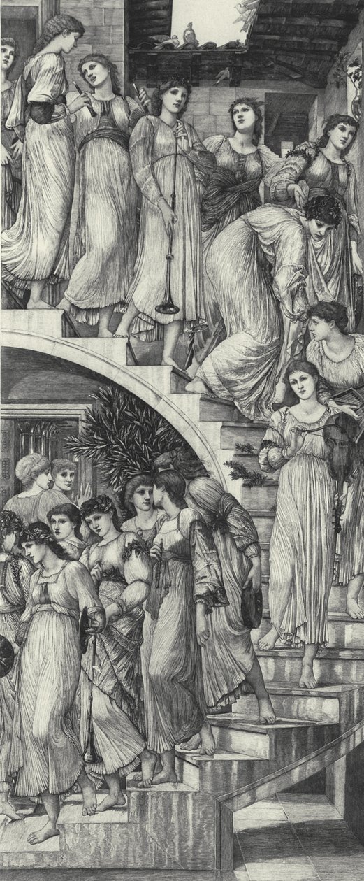 Az Arany lépcső alkotó: Edward Coley (after) Burne Jones