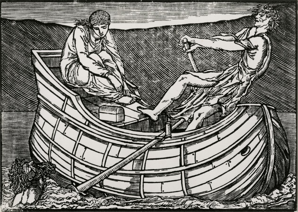 A fej felemelkedik alkotó: Edward Coley (after) Burne Jones