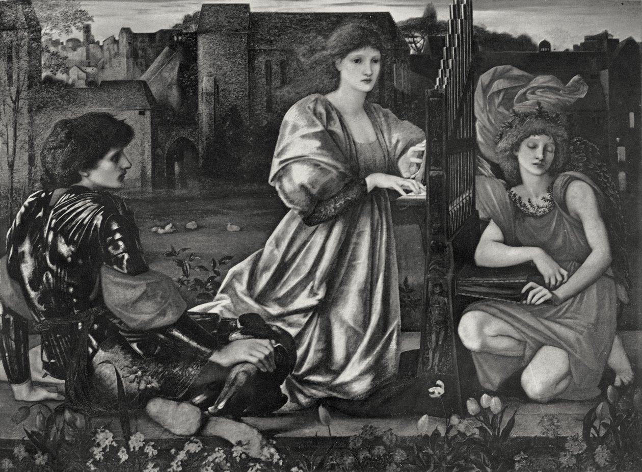 A szerelmes dal alkotó: Edward Coley (after) Burne Jones