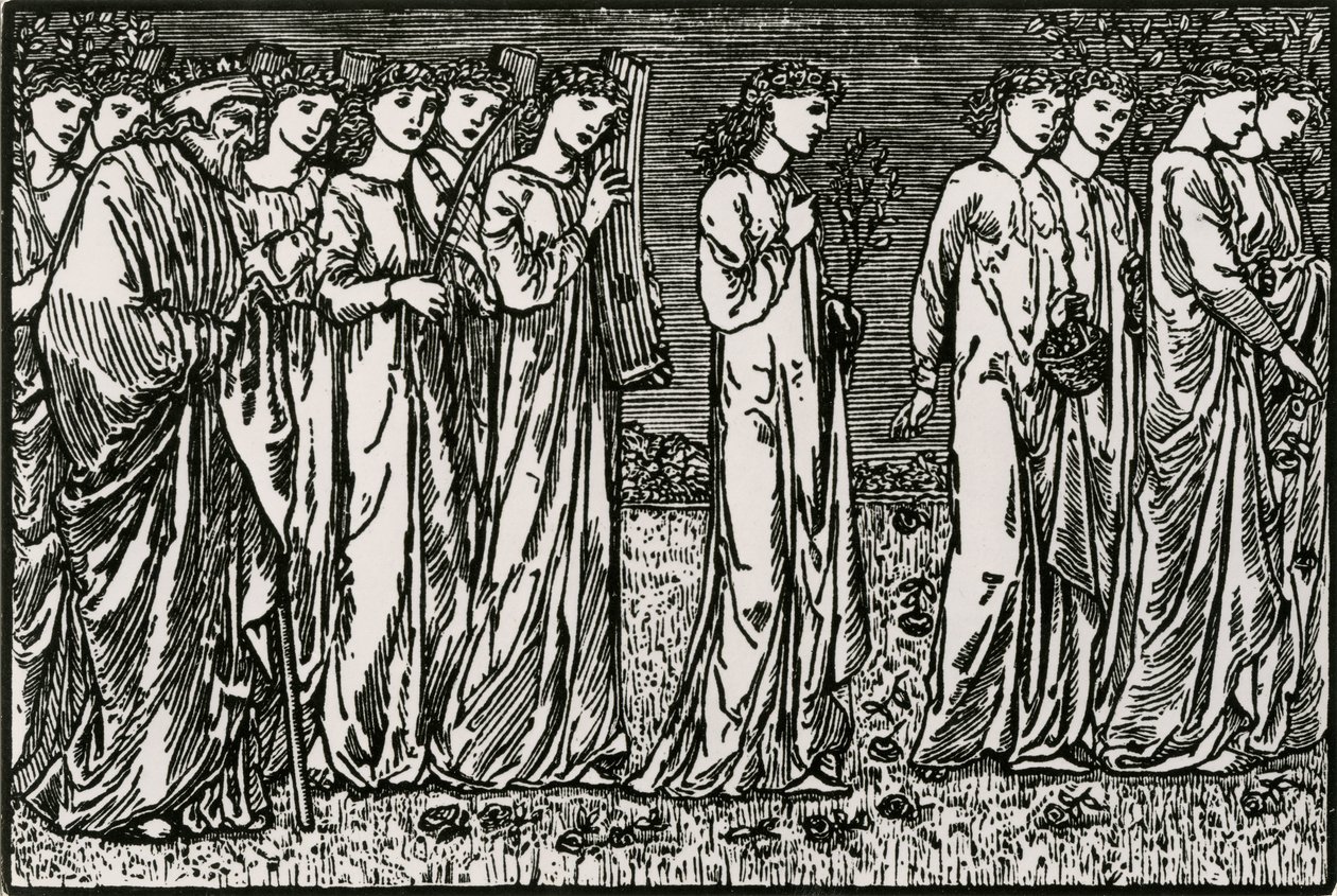 A menet a hegyre alkotó: Edward Coley (after) Burne Jones