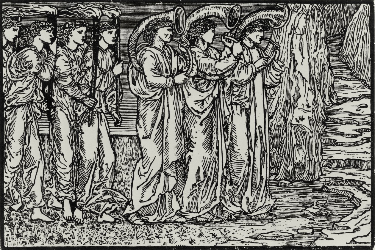 A menet a hegyre alkotó: Edward Coley (after) Burne Jones