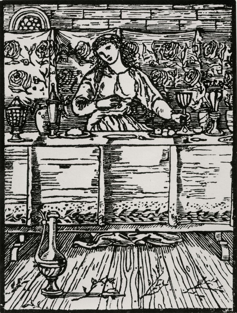 A Dal, miközben eszik alkotó: Edward Coley (after) Burne Jones