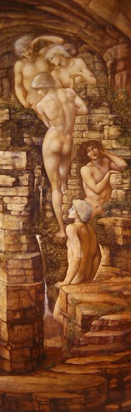 Hill Fairies (olaj, vászon) alkotó: Edward Coley Burne Jones