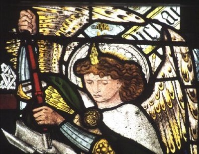 Szent Mihály alkotó: Edward Coley Burne Jones
