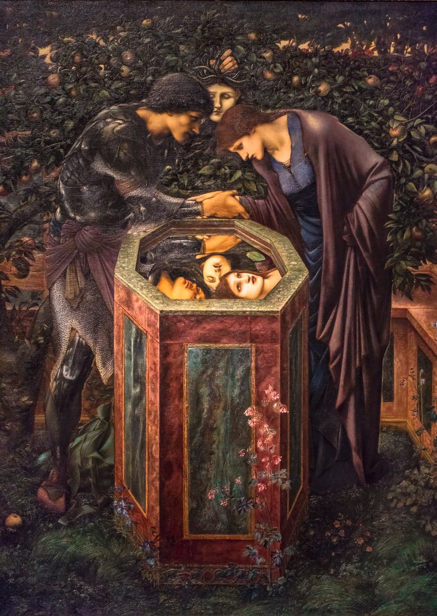 A bosszantó fej - La Tête funeste alkotó: Edward Coley Burne-Jones