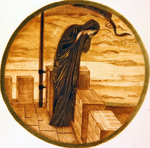 A virágkönyv: Nem jön? alkotó: Edward Coley Burne Jones