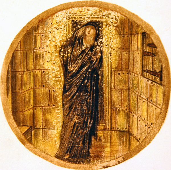 A virágkönyv: XVIII. Aranyzuhany alkotó: Edward Coley Burne Jones