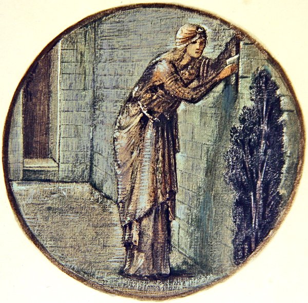 A Virágkönyv: XXIV. Fali próba alkotó: Edward Coley Burne Jones