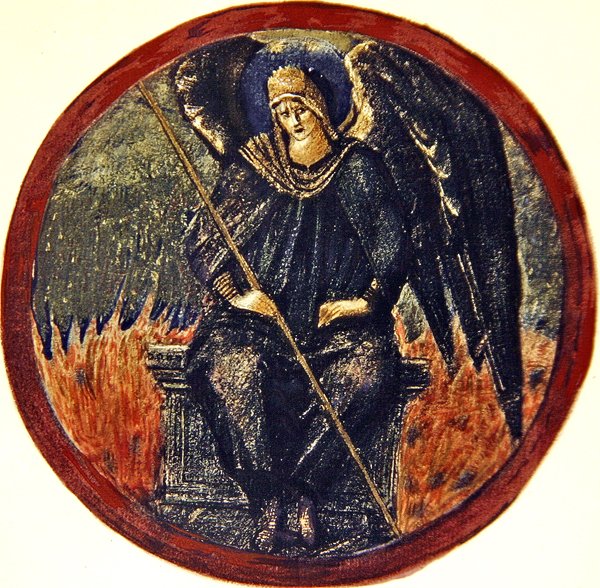 A Virágkönyv: XXVII. Fekete Arkangyal alkotó: Edward Coley Burne Jones