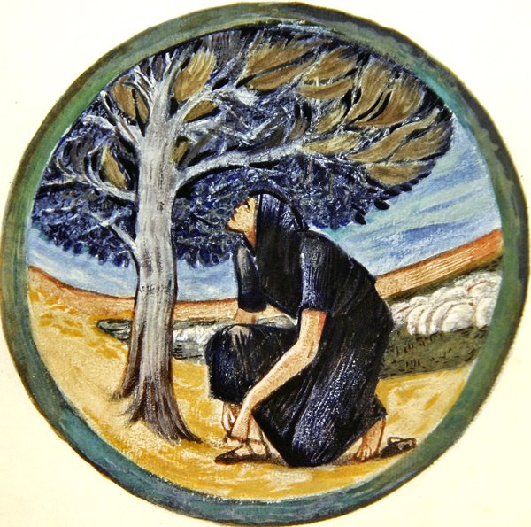 A Virágkönyv: XXXVII. Tűzfa alkotó: Edward Coley Burne Jones