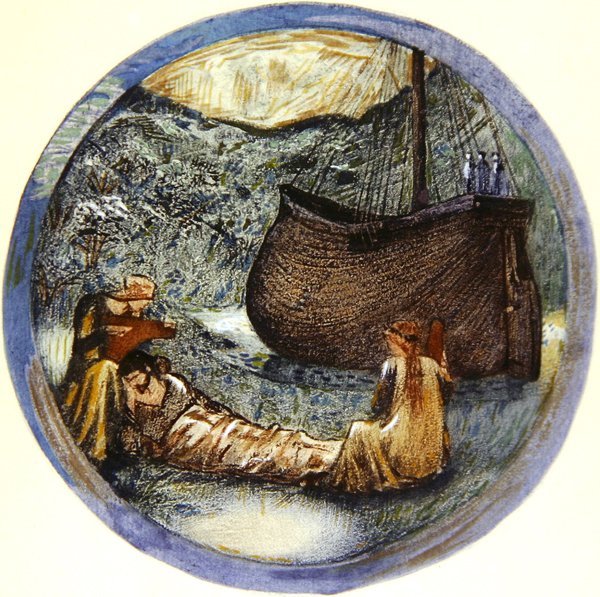 A Virágkönyv: XXXV. Meadow Sweet alkotó: Edward Coley Burne Jones