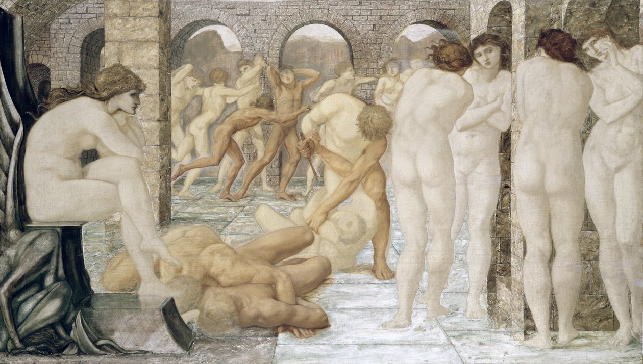 Venus Discordia (olaj, vászon) alkotó: Edward Coley Burne Jones