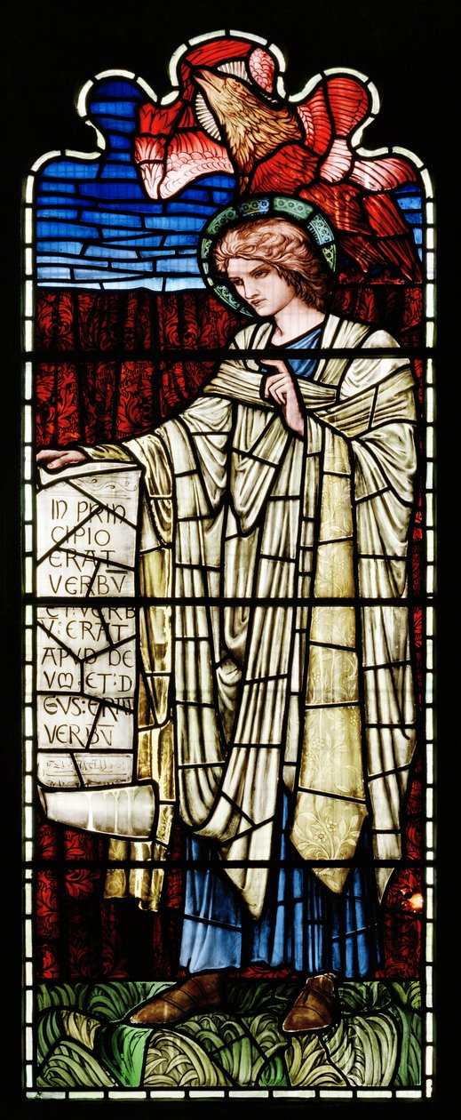 Ashton Under Lyne, Albion Congregational Church, Morris & Co., Edward Burne-Jones, St Matthew, 1896 alkotó: Edward Burne Jones
