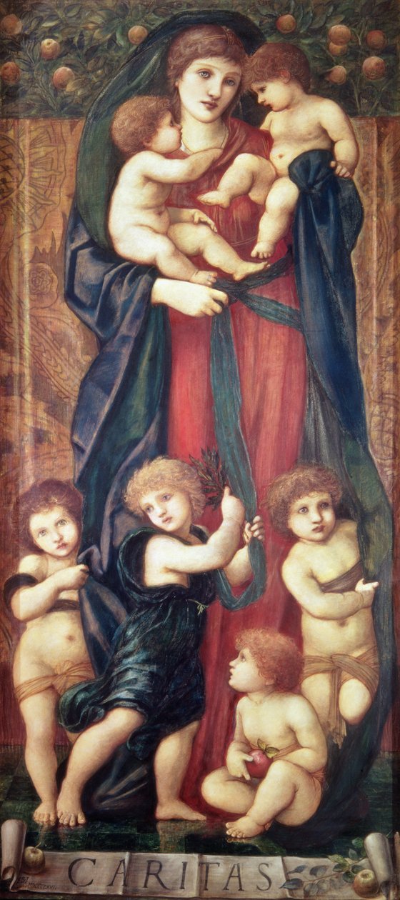 Caritas, 1867 alkotó: Edward Burne Jones