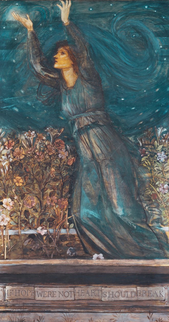 Remény, alkotó: Edward Burne Jones