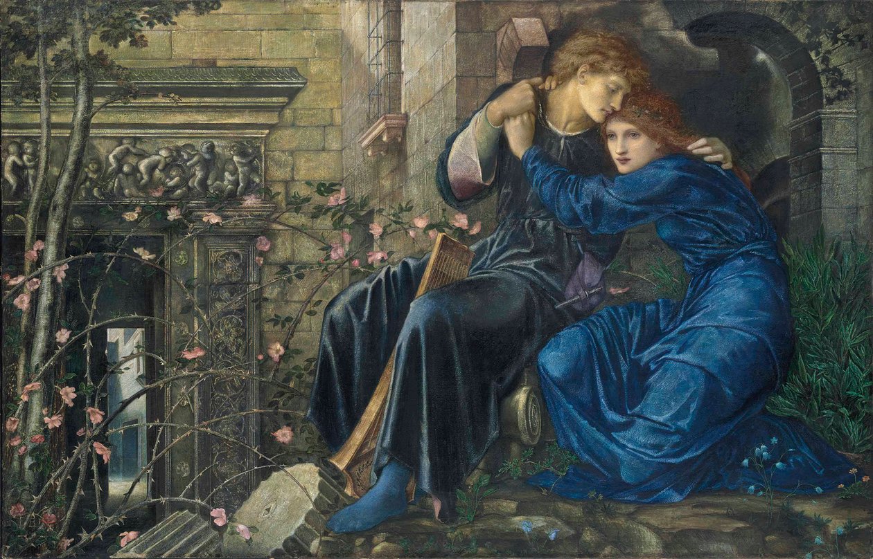 Szerelem a romok között alkotó: Edward Burne Jones