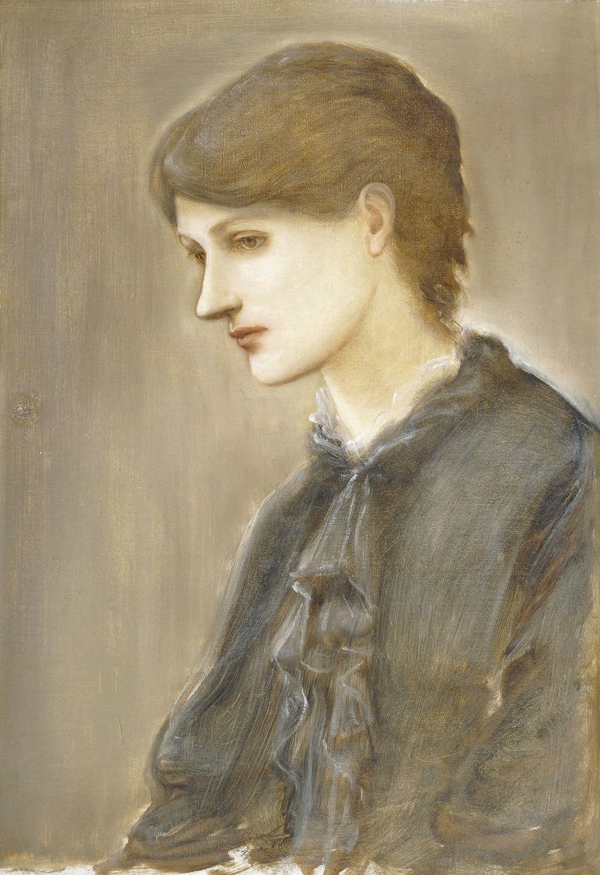 Mrs. William J. Stillman portréja, szül. Marie Spartali, alkotó: Edward Burne Jones