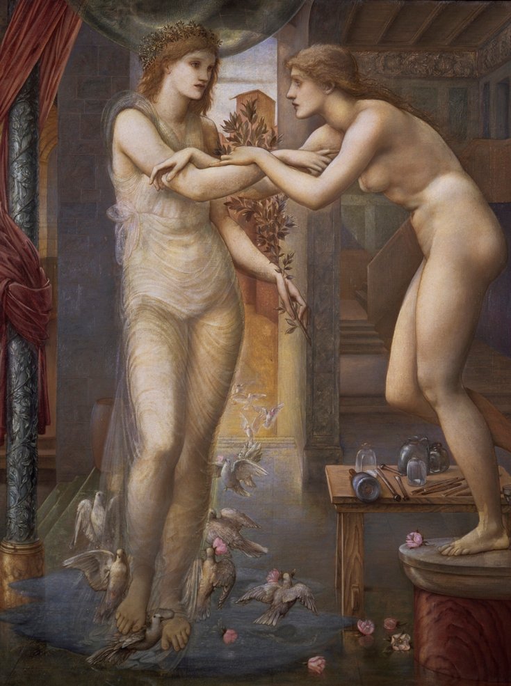 Pygmalion és a kép: The Godhead Fires, 1868-78 alkotó: Edward Burne Jones