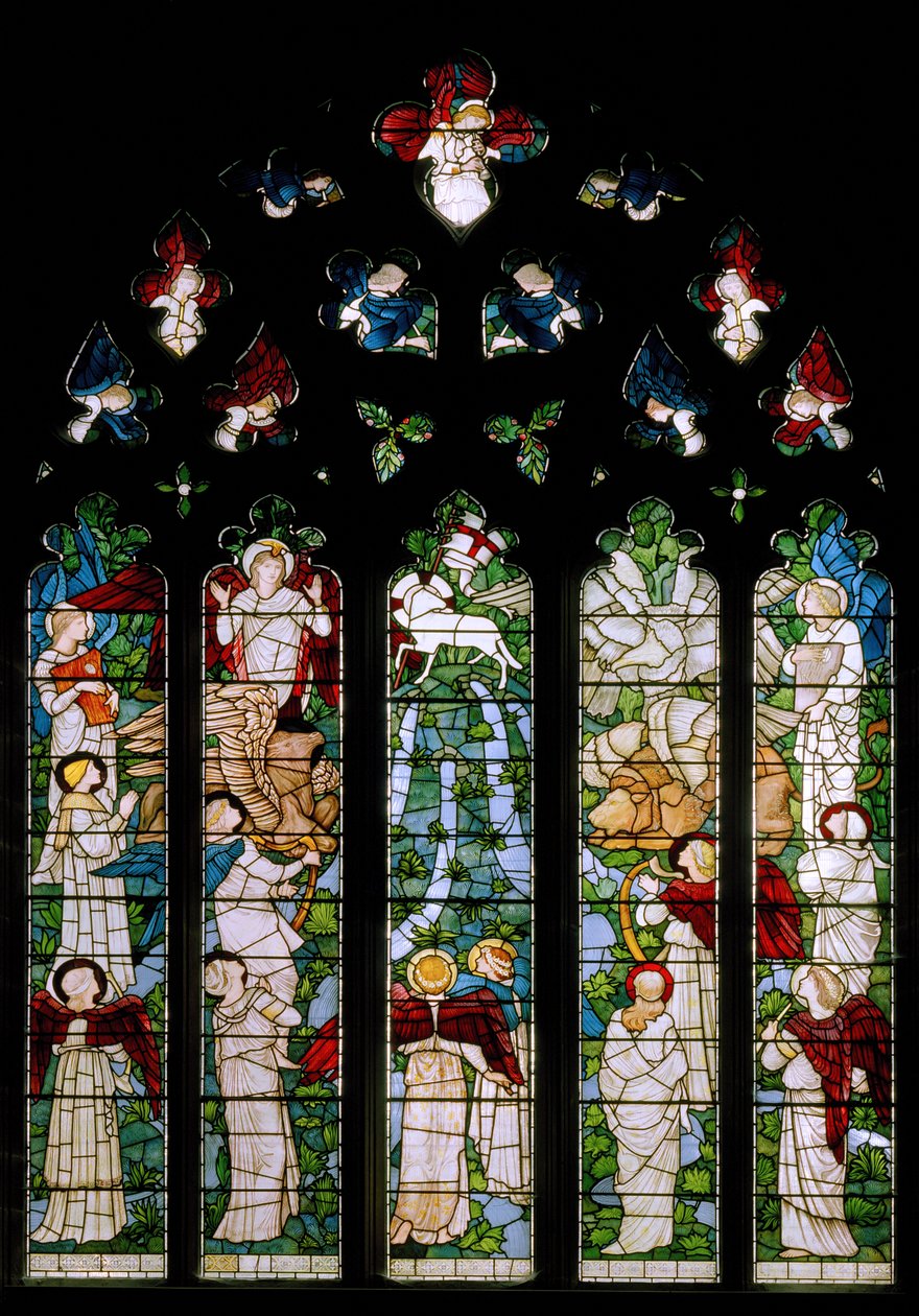 A Paradicsom folyói, 1875 alkotó: Edward Burne Jones