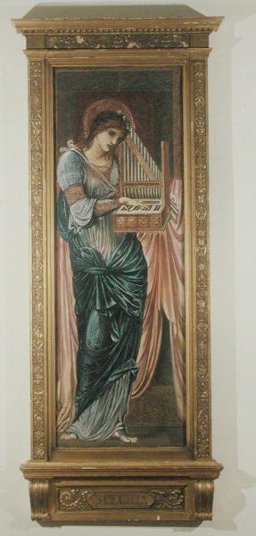 Szent Cecília (tempera a panelen) (lásd még: 196891) alkotó: Edward Burne Jones