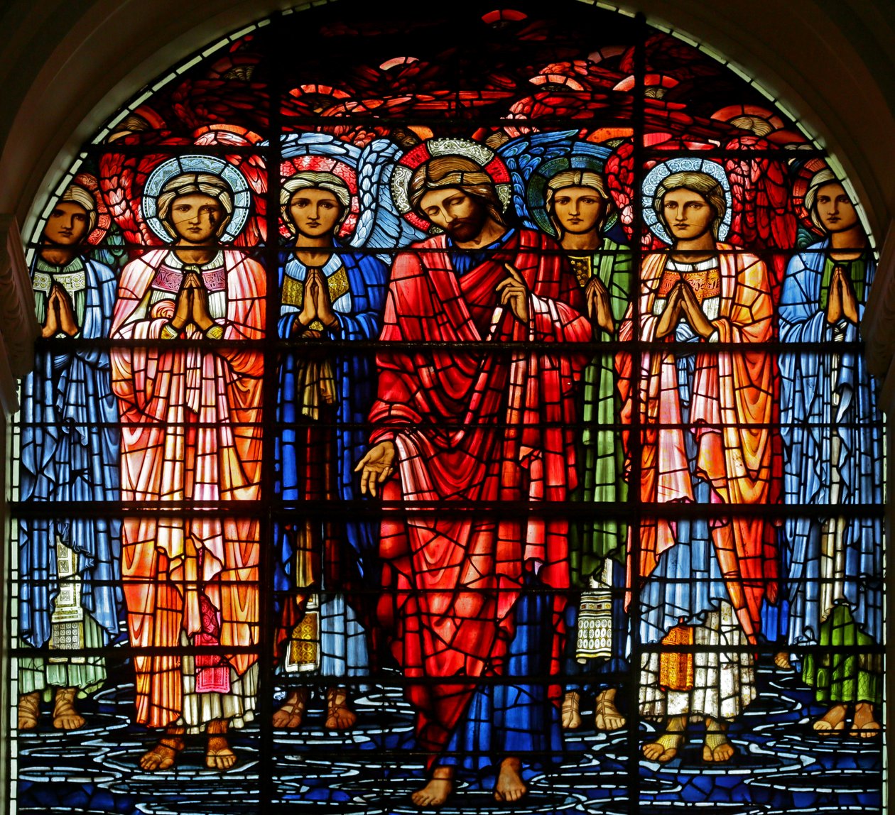 A felemelkedés, 1885-1897 (festett üveg) alkotó: Edward Burne Jones