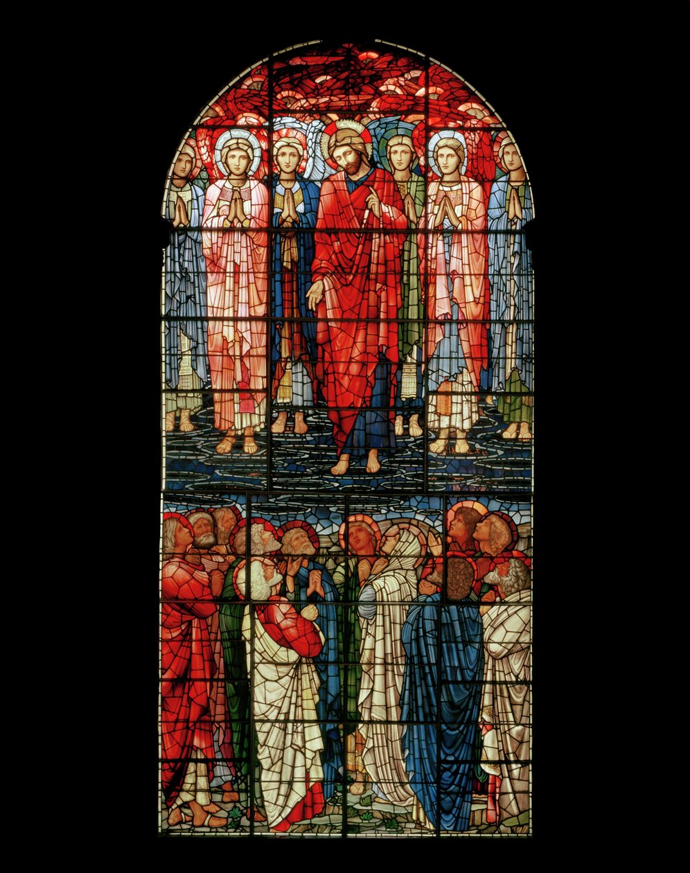 A felemelkedés ablaka, 1885 (festett üveg) alkotó: Edward Burne Jones