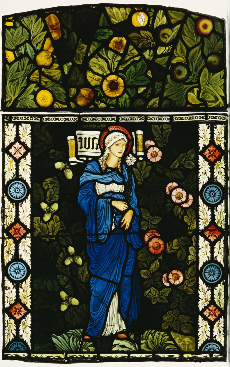 A Boldogságos Szűz Mária, Morris & Co. alkotó: Edward Burne Jones