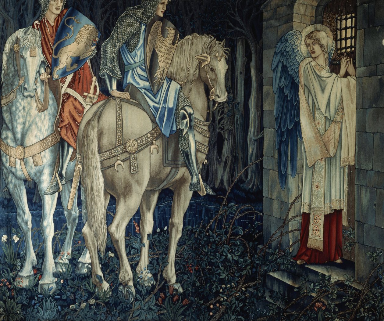 Sir Gawain és Sir Ewain kudarca a Szent Grál elérésében, 1893-95 alkotó: Edward Burne Jones