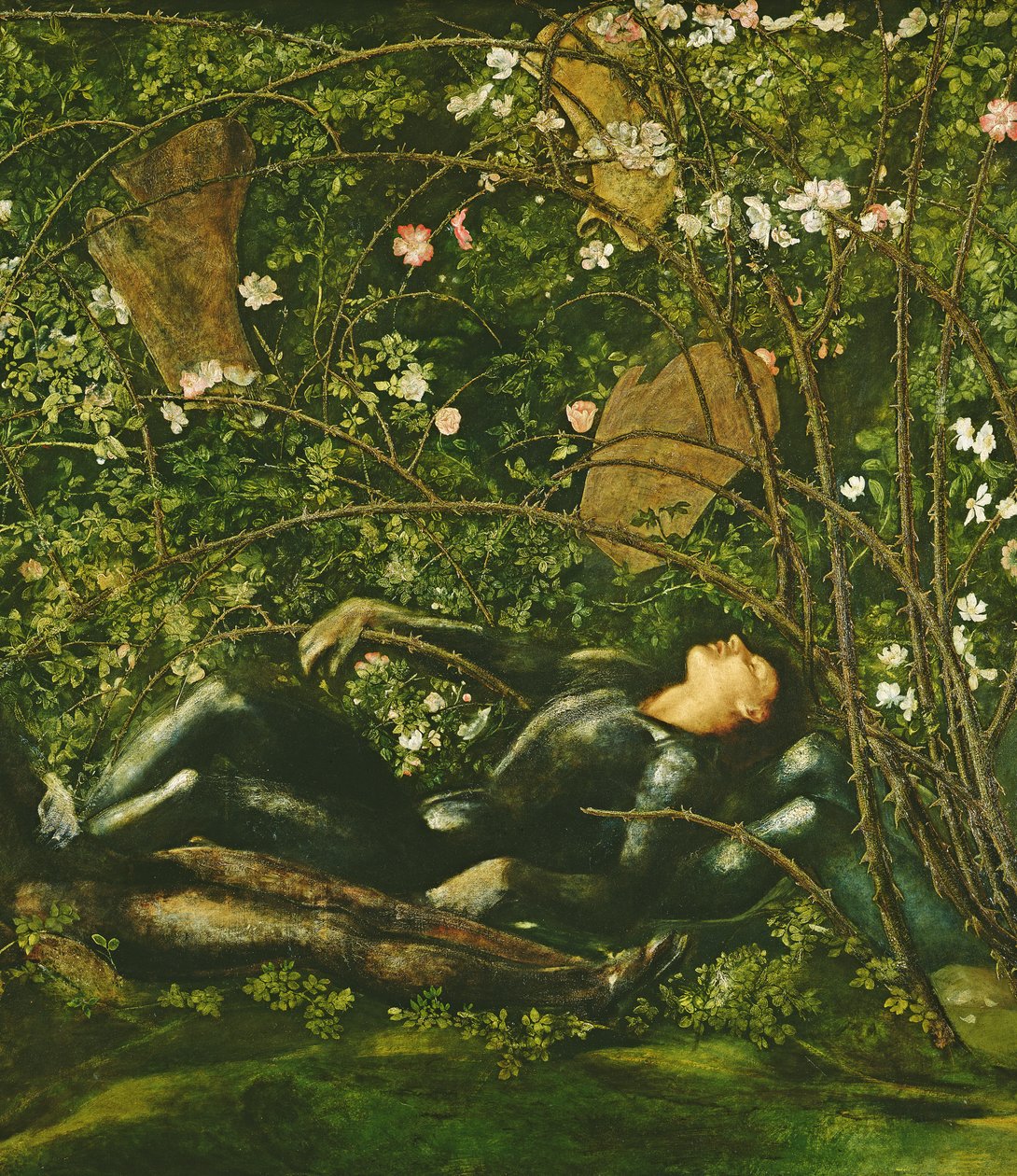 A Knights and the Briar Rose, 1869 alkotó: Edward Burne Jones