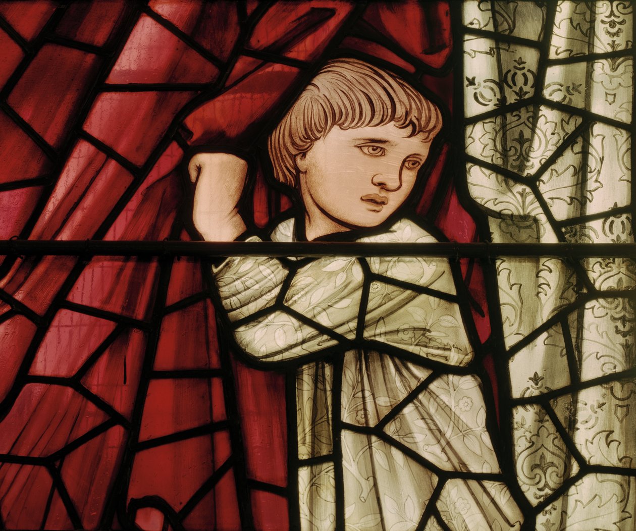 Az utolsó ítélet ablaka, részlet, 1897 (festett üveg) alkotó: Edward Burne Jones