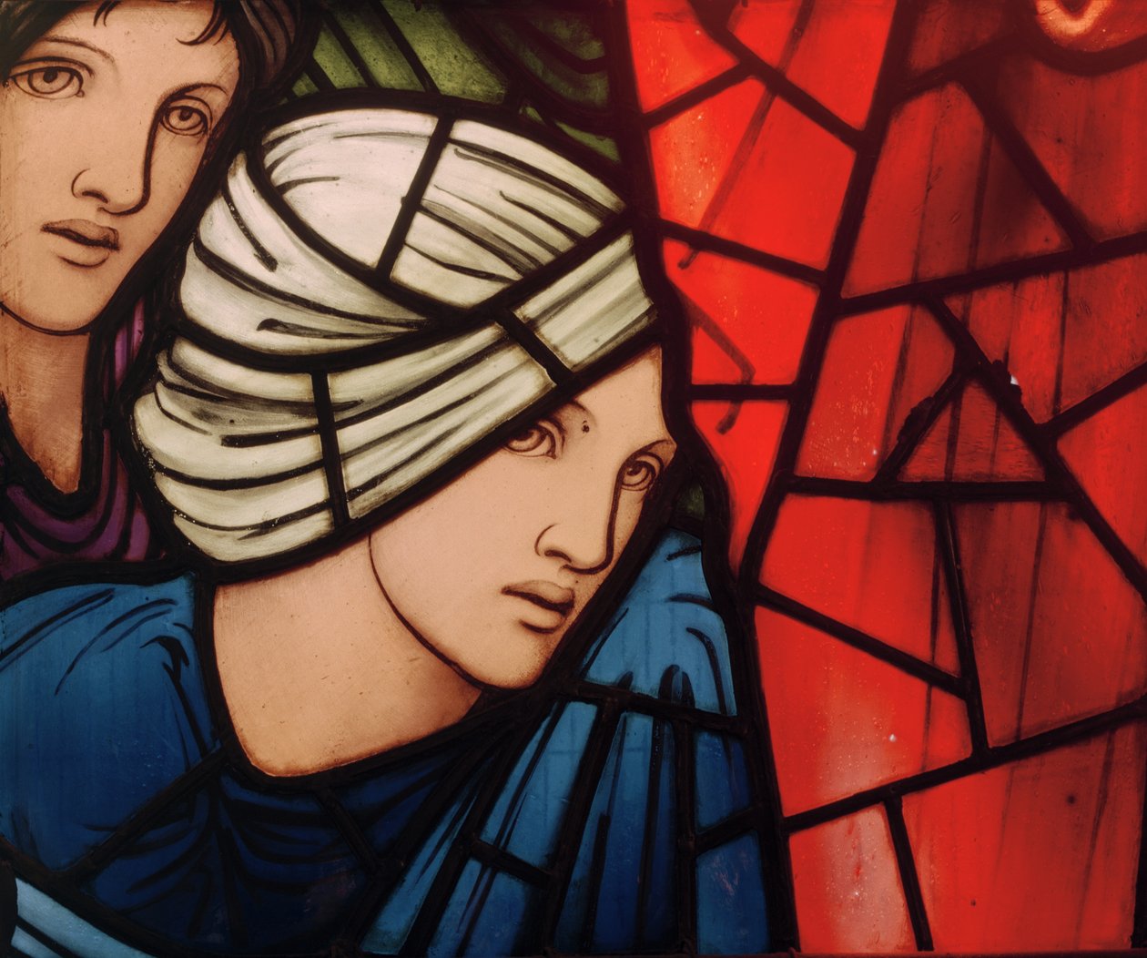 Az utolsó ítélet ablaka, részlet, 1897 (festett üveg) alkotó: Edward Burne Jones