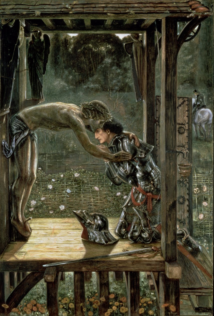 A kegyes lovag, 1863 alkotó: Edward Burne Jones
