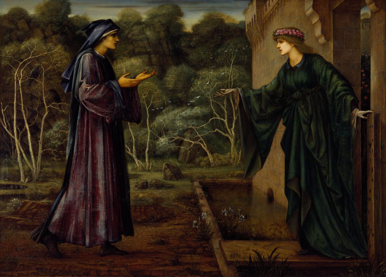 Zarándok a tétlenség kapujában alkotó: Edward Burne Jones