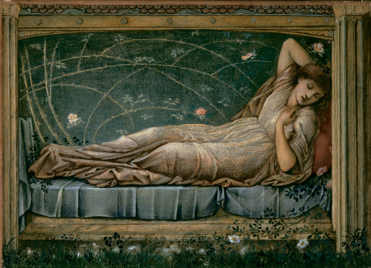 Az alvó szépség alkotó: Edward Coley Burne Jones
