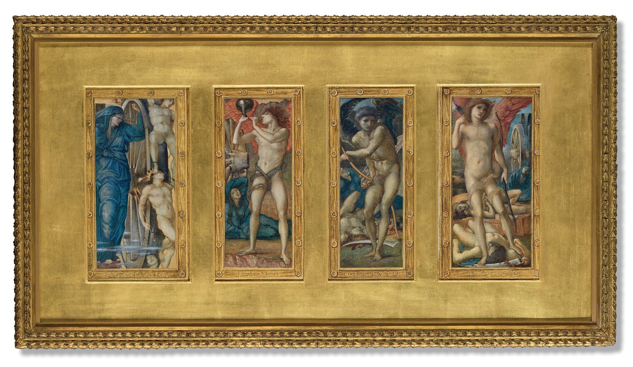 A szerelem diadala alkotó: Edward Burne Jones