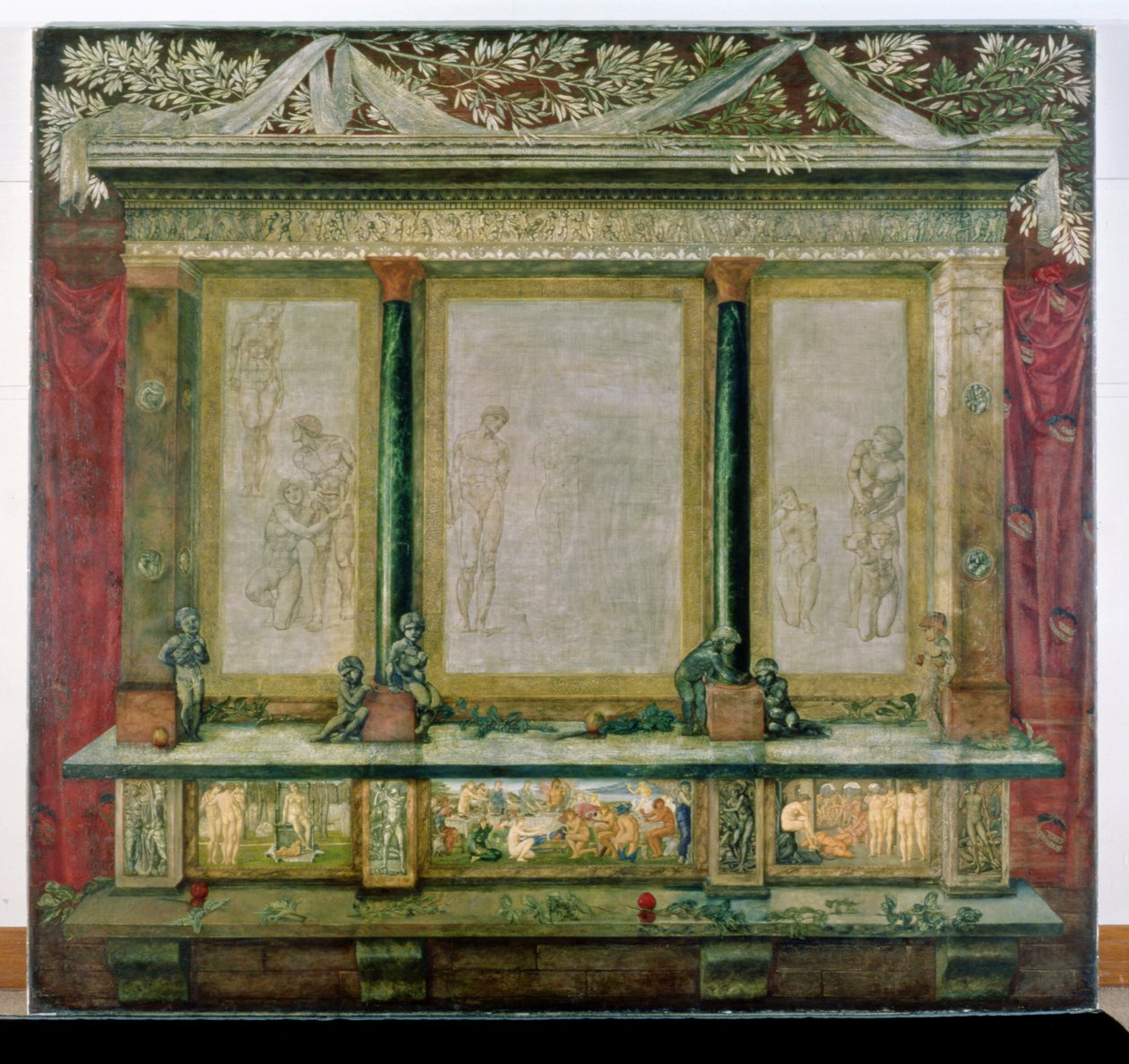 Trójai Triptichon, 1872-1898 alkotó: Edward Burne Jones