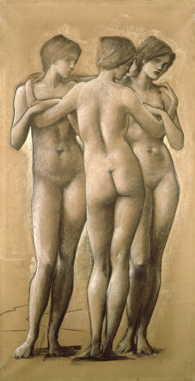 Venus Concordia – Tanulmány a három gráciáról, 1895 alkotó: Edward Burne Jones