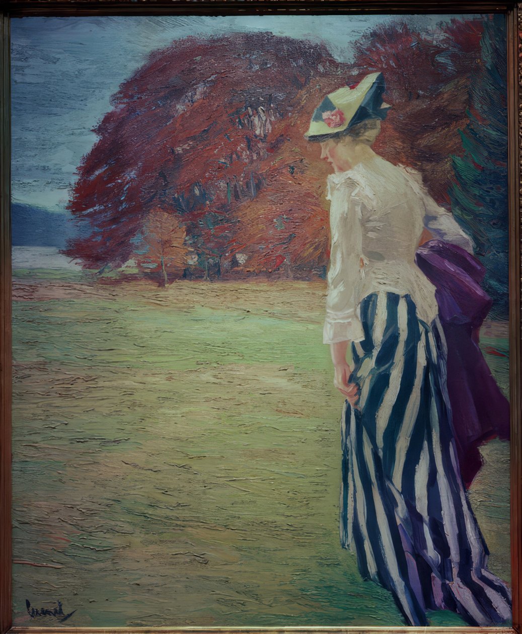 Egy őszi séta alkotó: Edward Cucuel