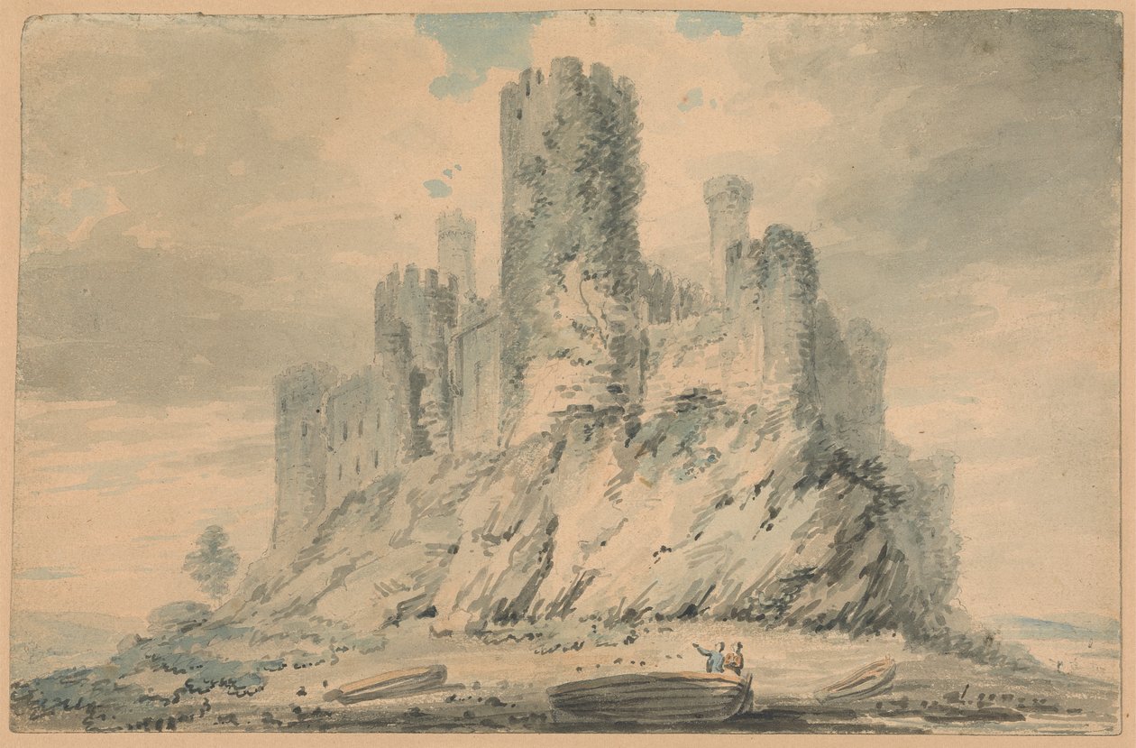 Conway kastély, Caernarvonshire alkotó: Edward Dayes