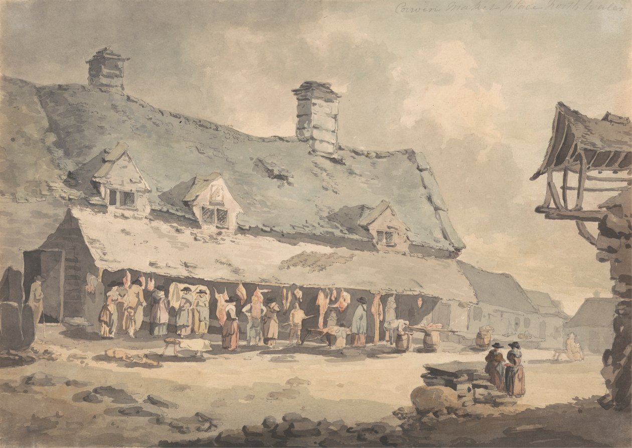 Corwen piactér, Észak-Wales alkotó: Edward Dayes