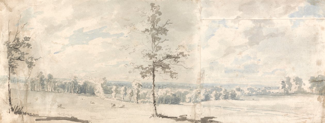 Harrow Common, Middlesex alkotó: Edward Dayes