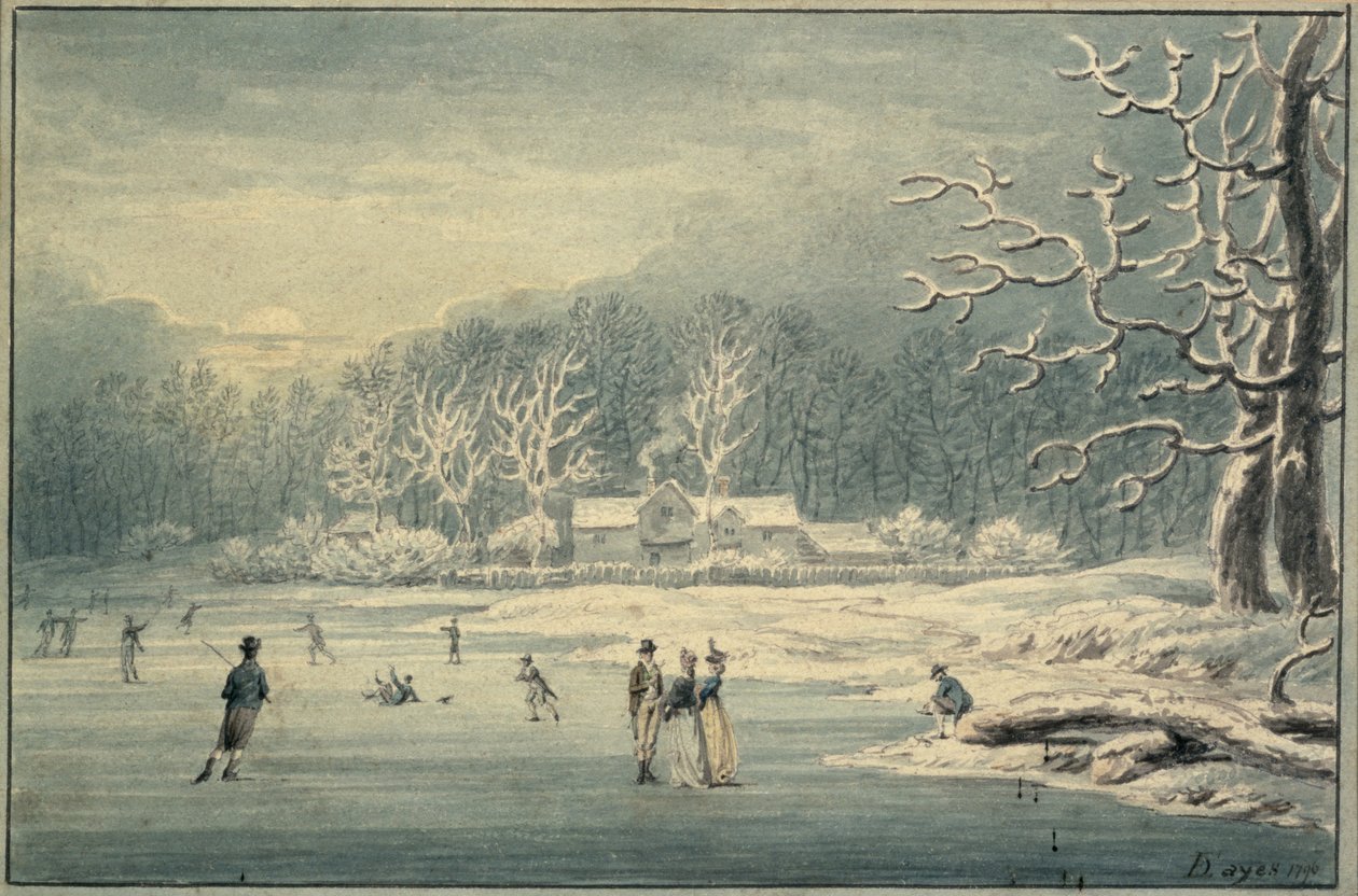 Hyde Park in the Snow alkotó: Edward Dayes