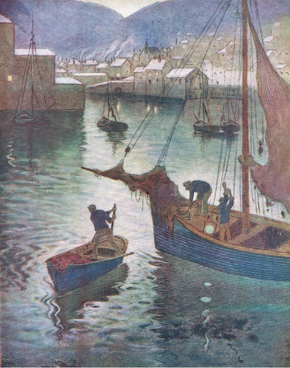 A kikötő, Polperrow, a Hutchinson