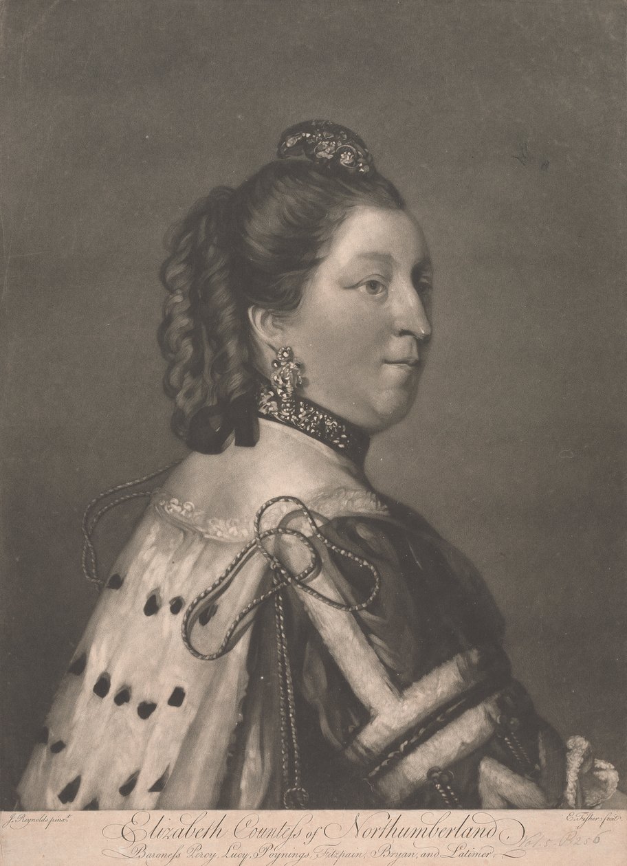 Erzsébet, Northumberland grófnője alkotó: Edward Fisher