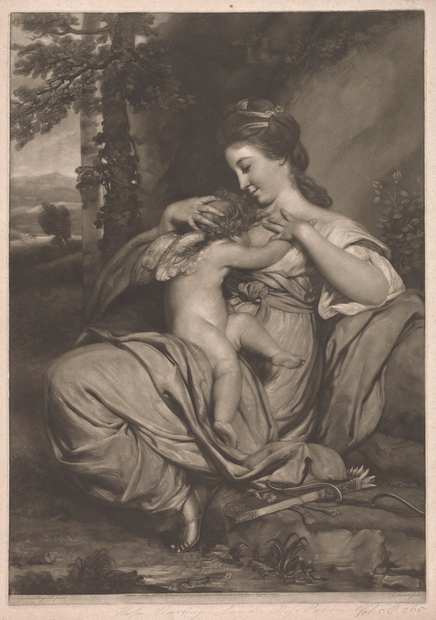Miss Morris, mint Hope Nursing Cupid alkotó: Edward Fisher