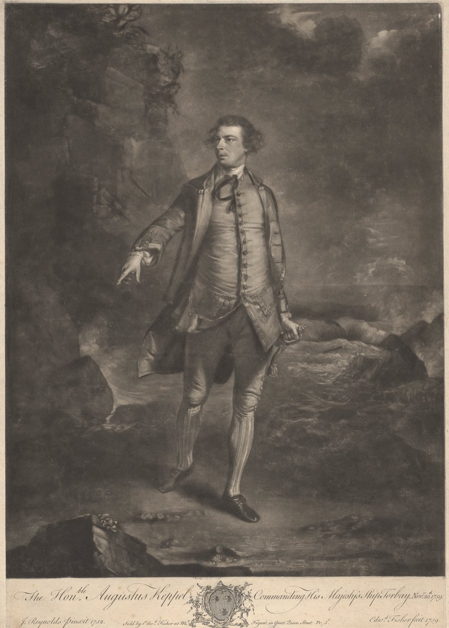 A tisztelt Augustus Keppel alkotó: Edward Fisher