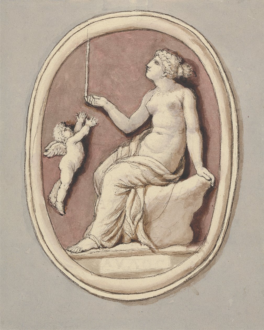 Vénusz és Ámor alkotó: Edward Francis Burney