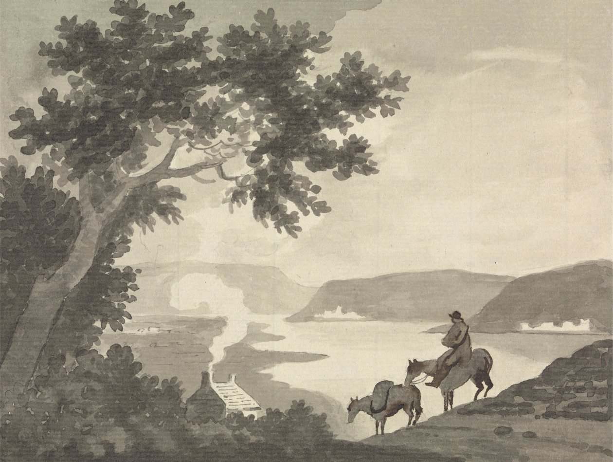 Kilátás Bristol közelében alkotó: Edward Francis Burney